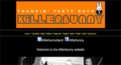 Desktop Screenshot of killerbunnyband.com
